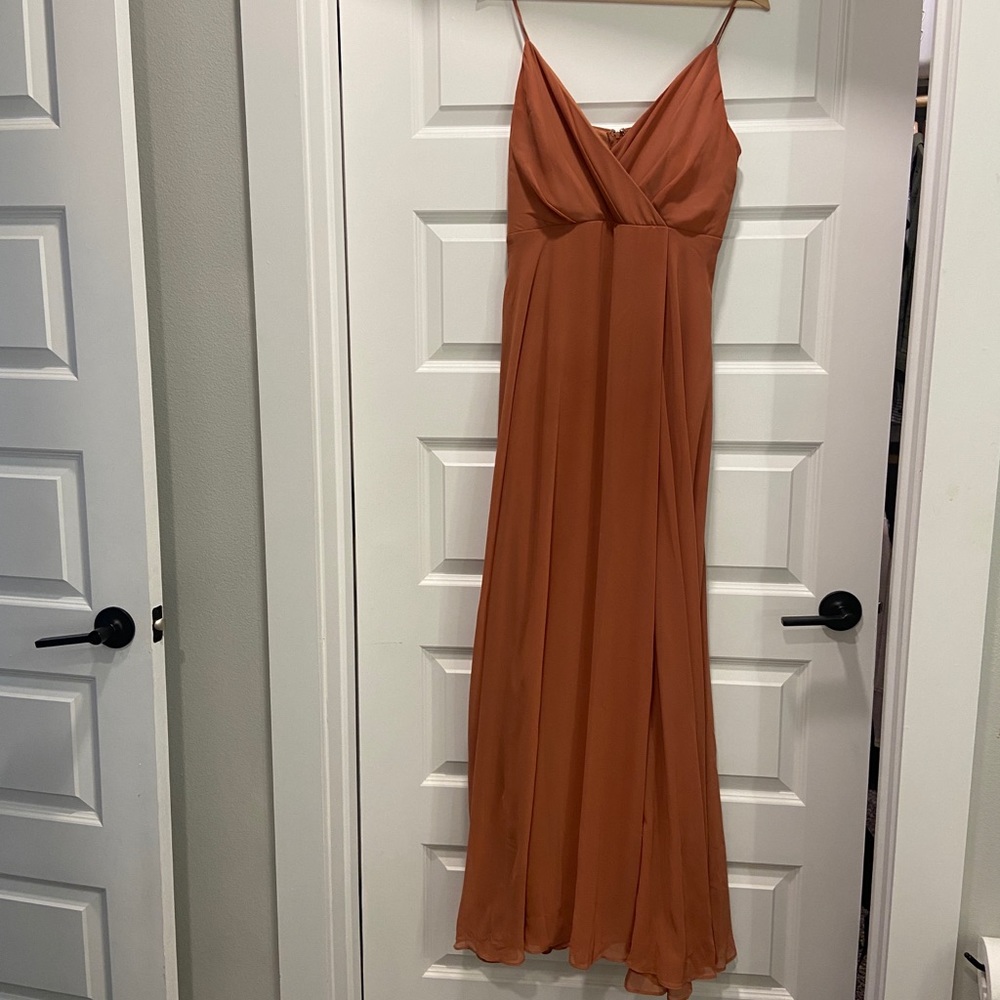 Birdy Grey Bridesmaid Dress Terracotta-Size Medium